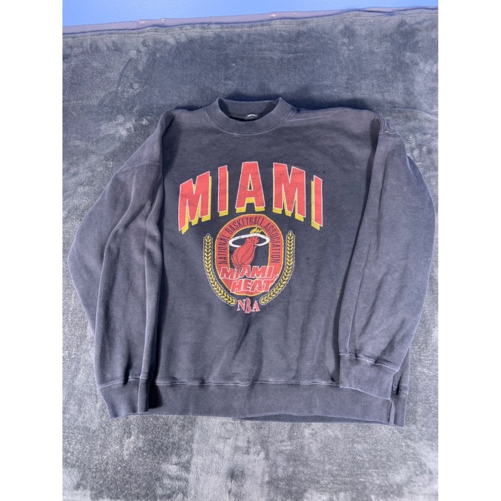Abercrombie & Fitch NBA Miami Heat Men's Sweatshirt‎ XL Black